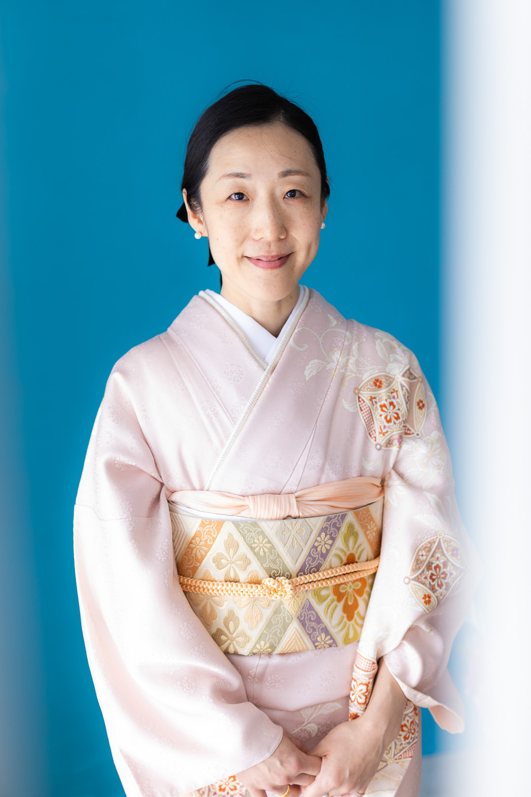 訪問着を着た女性-なつ様