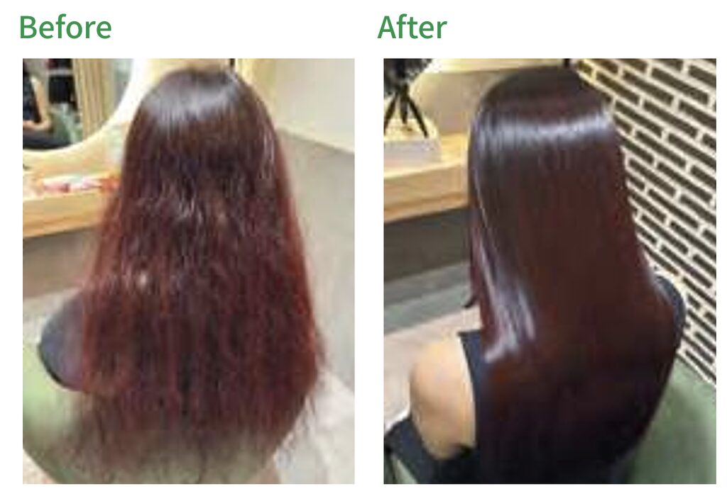 米子 縮毛矯正 つるりんちょアンジェBefore/After