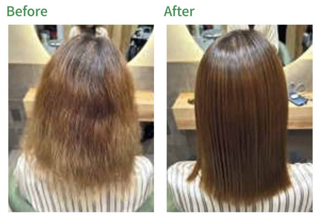 米子 縮毛矯正 つるりんちょアンジェBefore/After